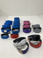 LOT Of 30 Walt Disney Magic Bands USED W/Accessories Untested