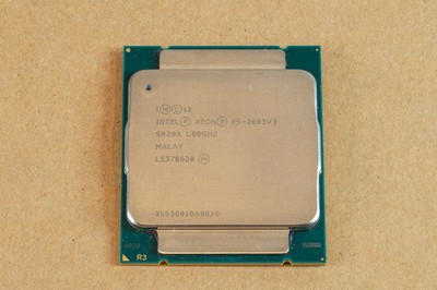Intel Xeon E5-2603v3, SR20A, 6C/6T, 1,6GHz, LGA2011-v3