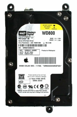 80gb Cxl80 655 1178a Sata W Sensor Malay Hsbhctjah 28 Oct 2004 Ebay