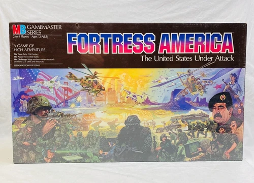 Fortress America Board Game Milton Bradley Vintage 1986 New Sealed SW