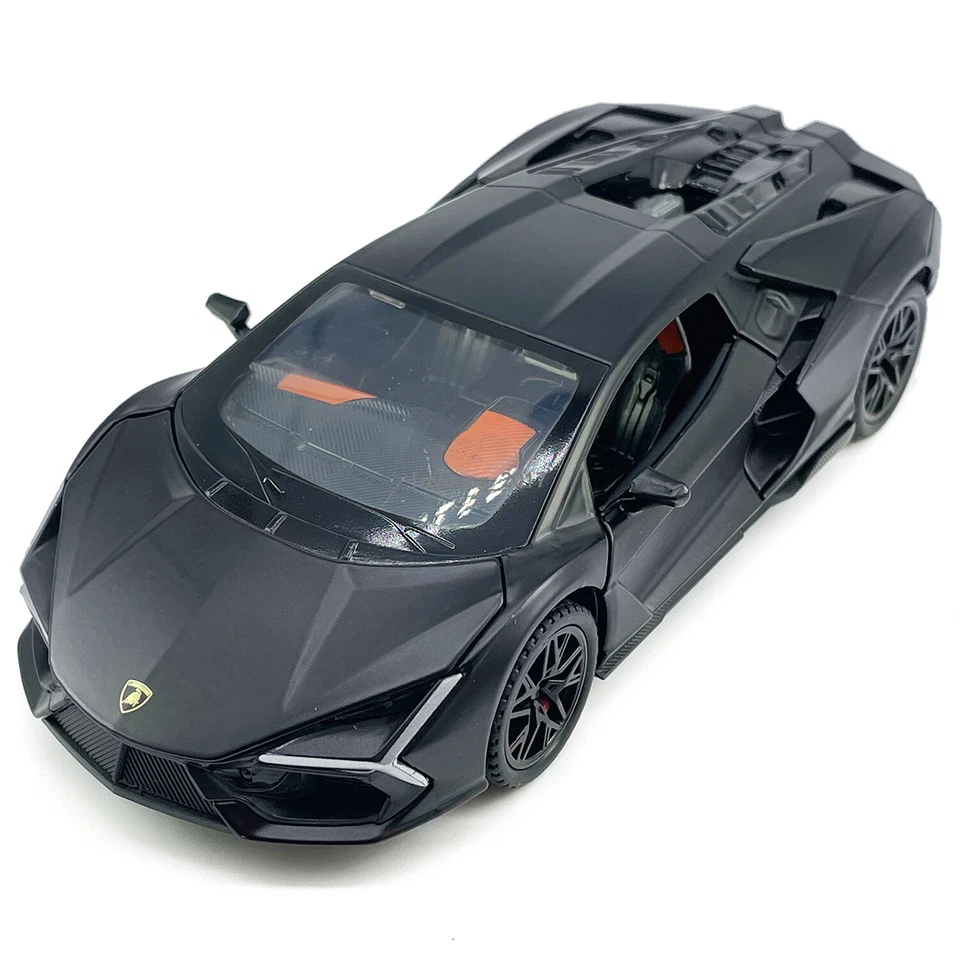 1:32 Lamborghini Revuelto Model Car Diecast Toy Cars Boys Toys Kids Gifts Black - Image 3 of 4