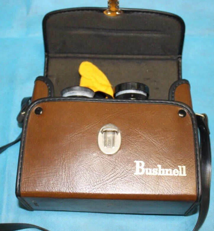 Vintage Bushnell Banner 7x35 Extra Wide Angle Binoculars Insta-Focus + Case - Image 2 of 4