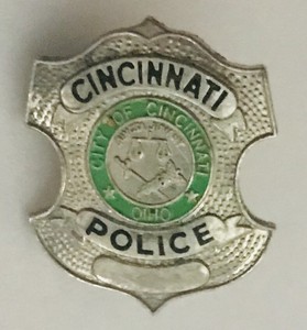 City Of Cincinnati Ohio Police Small Lapel Support Pin Badge Rare Vintage R1 Ebay