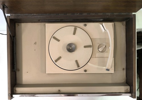 Giradischi Radio valvolare Minerva anni 60' Vintage - Foto 5 di 9
