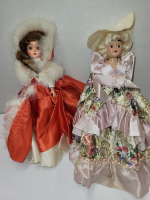 Vintage Dolls 7-7.5  Hard Plastic Open Shut Sleep Eyes With Handmade & Costume