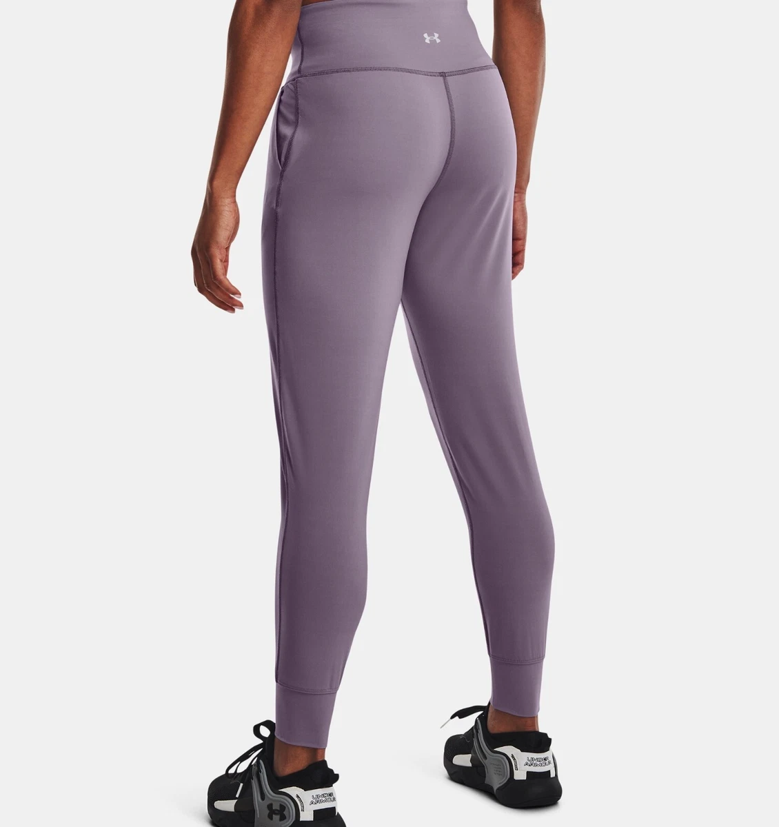 UNDER ARMOUR Women's UA Meridian Joggers NWT Club Purple SIZE: LARGE