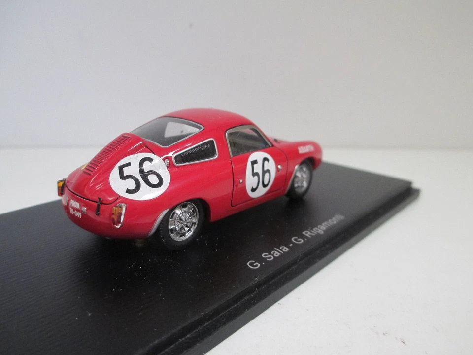 ABARTH 700 S LM LEMANS 1961 SALA RIGAMONTI N° 56 par SPARK Résine S1337 au 1/43 - Photo 2/4