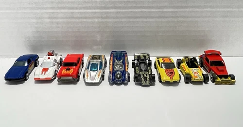 Vintage Hot wheels Lot. Space Cop, Science Friction, Jet Threat, Large Charge