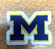 Michigan Wolverines  EMBROIDERED IRON ON PATCH