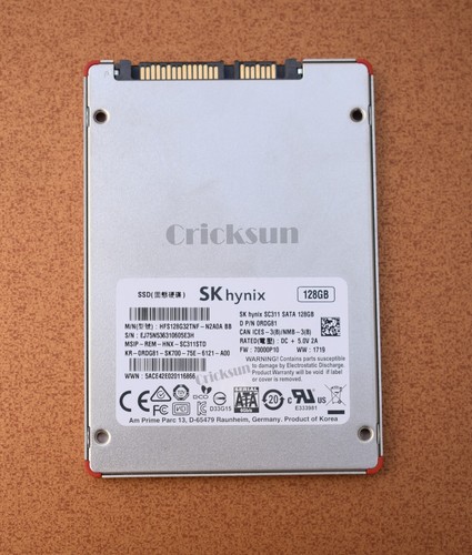 SK hynix SC311 SATA 128GB SSD Internal SSD Solid State Drive Formatted NTFS 2.5"