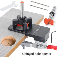 35mm Concealed Hinge Drilling Jig Hole Set For Wood Furniture Kitchen Cabinets 