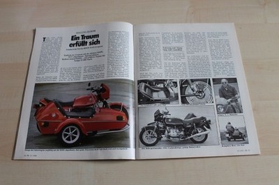 PS Sport Motorrad 11/1981 BMW R 65 Troika-Gespann im Fahrbericht auf 2 Seiten