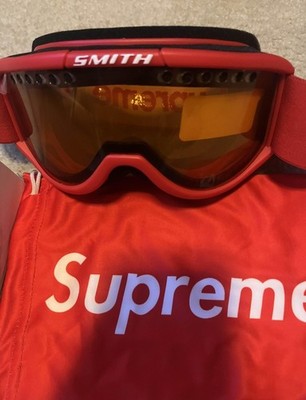 Supreme Smith Ski Snowboard Goggles Red