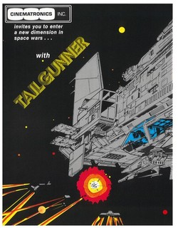Tailgunner Cinematronics Video Arcade Flyer / Brochure / Ad - Excellent