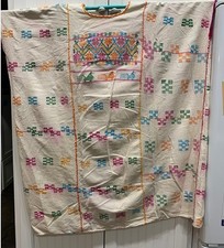 Vintage Guatemalan Mexican Mayan Huipil Ethnic Textile Cotton Comfy Woven