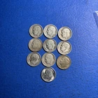 10 diff Roosevelt Dimes Silver Lot 1946-1955-S