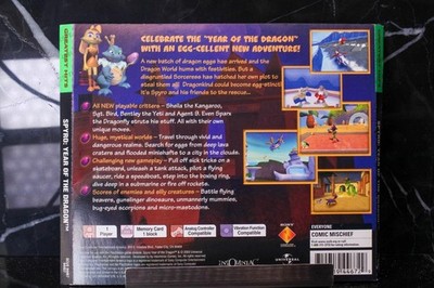 NO GAME- SPYRO YEAR OF THE DAGON COVER ART FOR CASE ONLY! PLAYSTATION ONE