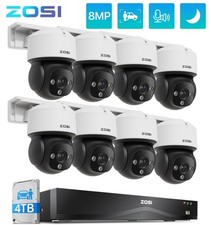 ZOSI C290 4K 16CH 4TB NVR POE Security Camera System 8MP 360  View PoE IP Camera