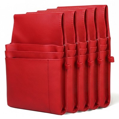 5x Holster Colt Halfter Holster Kellnertasche Kellnerbörse (Rot)