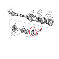 Fiat Original 5-Gang Getriebe EinrüCkgabel 35/37 Rapp 7757947