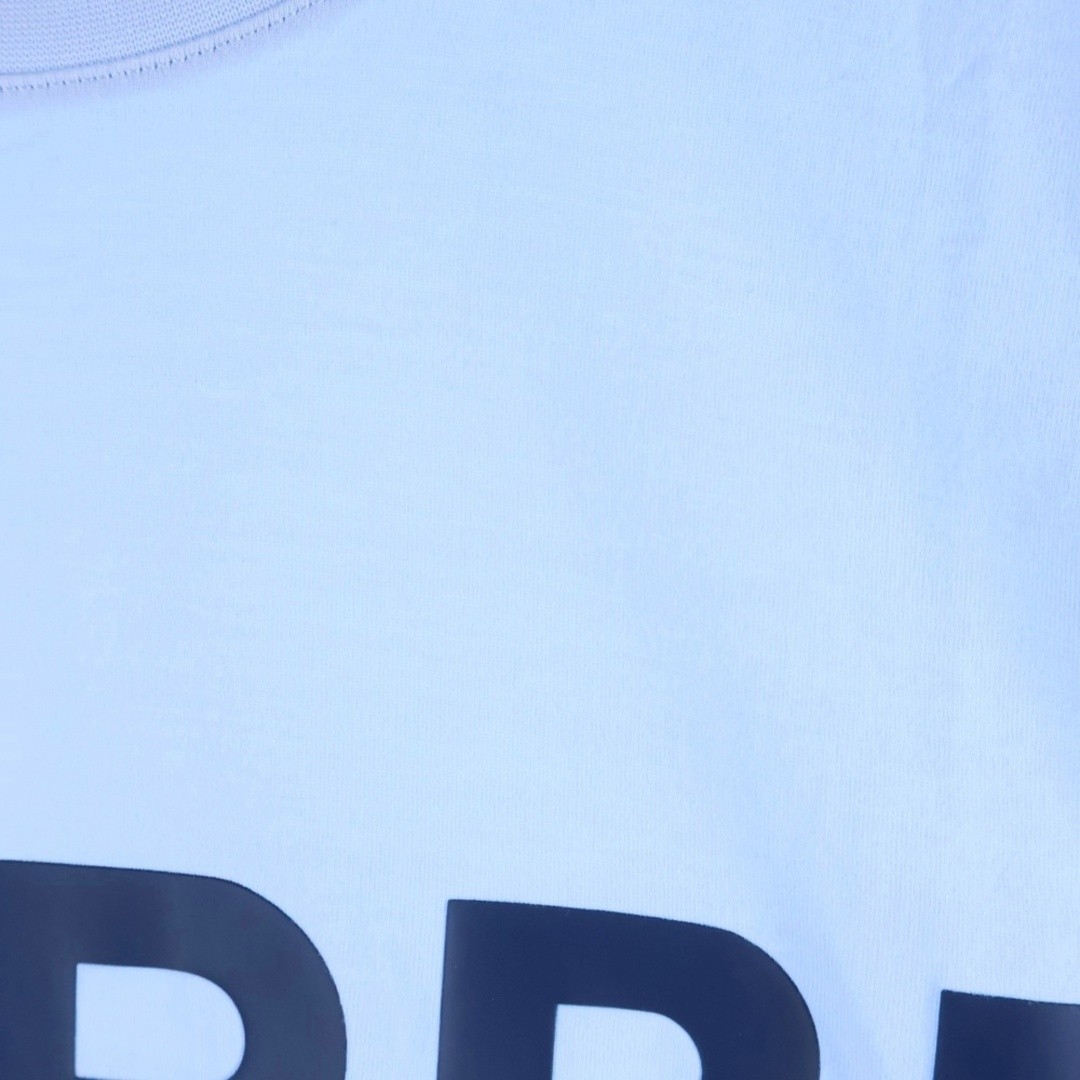 BURBERRY Horse Ferry Logo Crew Neck Short Sleeve T-shirt Top Light Blue Used b86 thumbnail 4