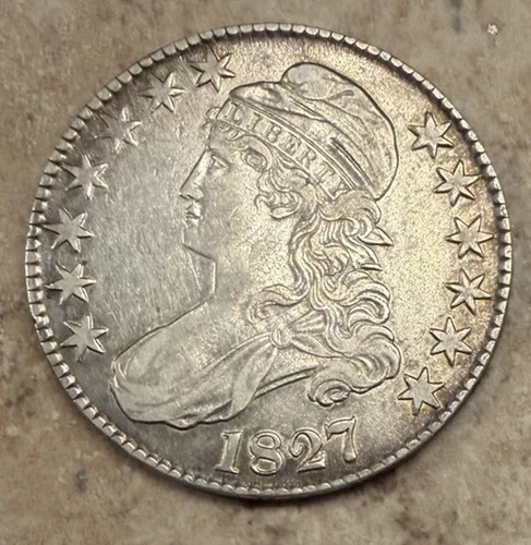 1827 Capped Bust Half Dollar — photo from the most recent tracked eBay sale