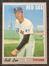 1970 TOPPS BILL LEE (BOSTON RED SOX) ROOKIE CARD #279 EX EX/NM OC. rookie card picture