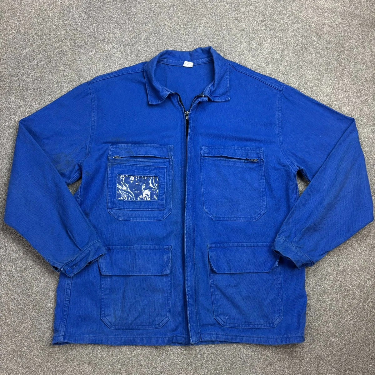 blue french work jacket products for sale | eBay UK