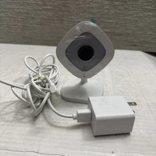 Netgear Arlo Q VMC3040 Alexa-Enabled Day Night Audio 1080p Cube Camera White EUC