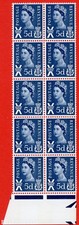 SG. S11. XS15b. Scotland 5d Royal blue. An UNMOUNTED bottom marginal posi B84331
