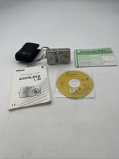 Nikon Coolpix L6 6MP Digital Camera 3X Optical Zoom+CD+Manuals +Case Tested Fine