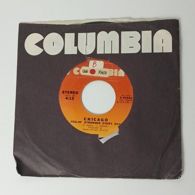 Chicago Jenny 45 rpm record 4-45880  1973 w/ original paper sleeve