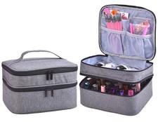 Nail Polish Organizer- Holds 30 Bottles Nail Supply Organizers and Storage Doubl