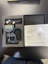 Neoteck Digital Thickness Gauge 0.5 inch/12.7mm, 0.0005"/0.01mm, 0.5"/0.0005" 