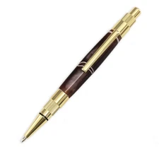 Gear Click Pen Kit, Gold Finish, Single Kit, Legacy Woodturning