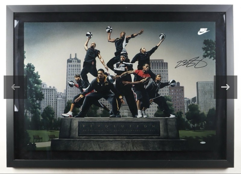 LeBron James Signed 30x42 Framed Photo UDA PSA DNA Beckett LOA Lakers Auto