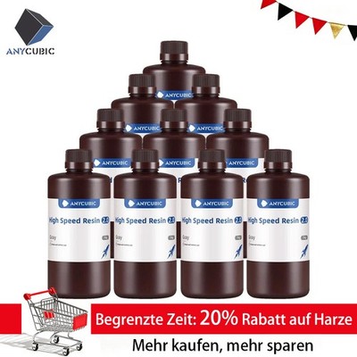 10KG ANYCUBIC High Speed Resin LCD 3D Drucker schnell UV Harz MONO M7 Pro Max