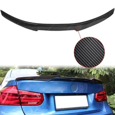 M4 Style Carbon Fiber Rear Trunk Spoiler Wing For BMW 3 Series Sedan E90 2006-11
