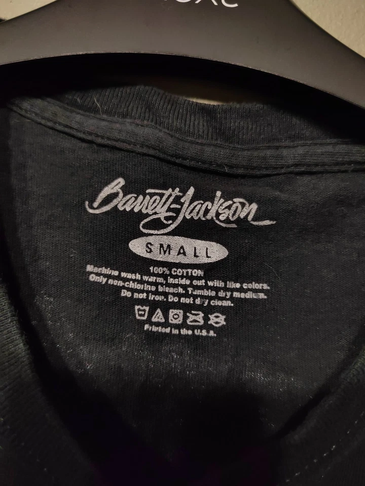 Camiseta Barrett Jackson Pontiac GTO Para Hombre Pequeña Scottsdale Westworld Camiseta Negra Foto 4 de 4