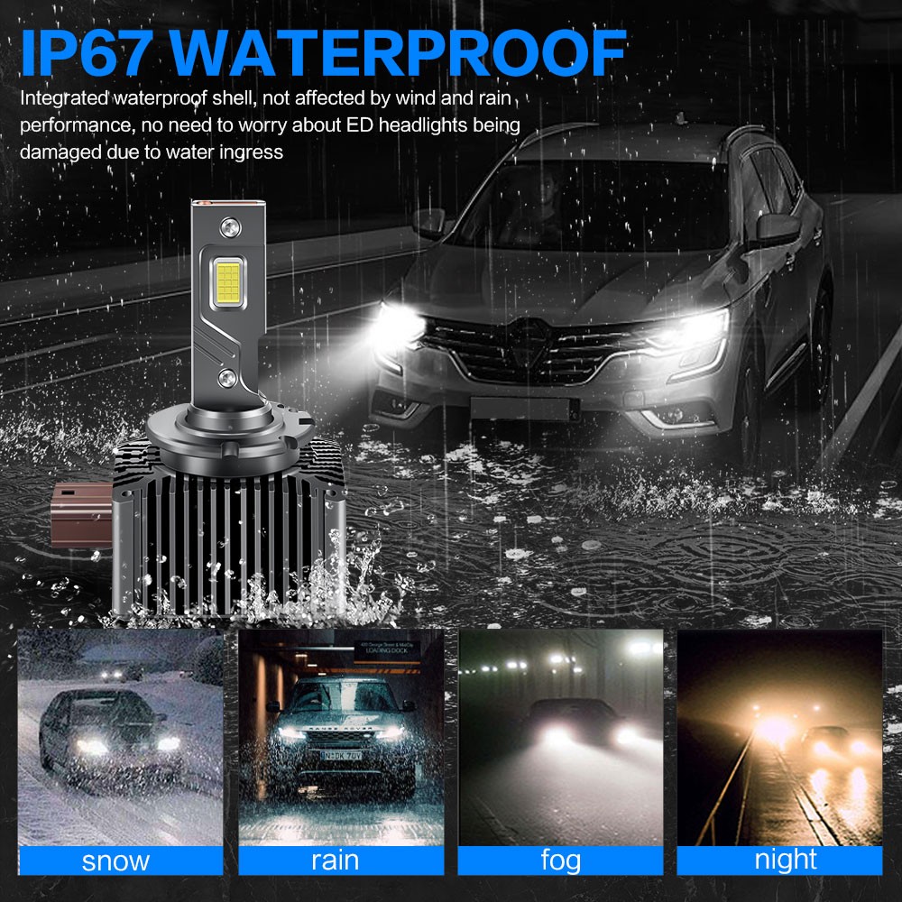 For Rolls-Royce Ghost 2010-2014 LED Headlight 6000K White High Power HID Replace
