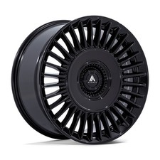 22 Asanti Black Ab040 Tiara Gloss Black 22x9 Wheel 5x115 5x120 15mm Rim