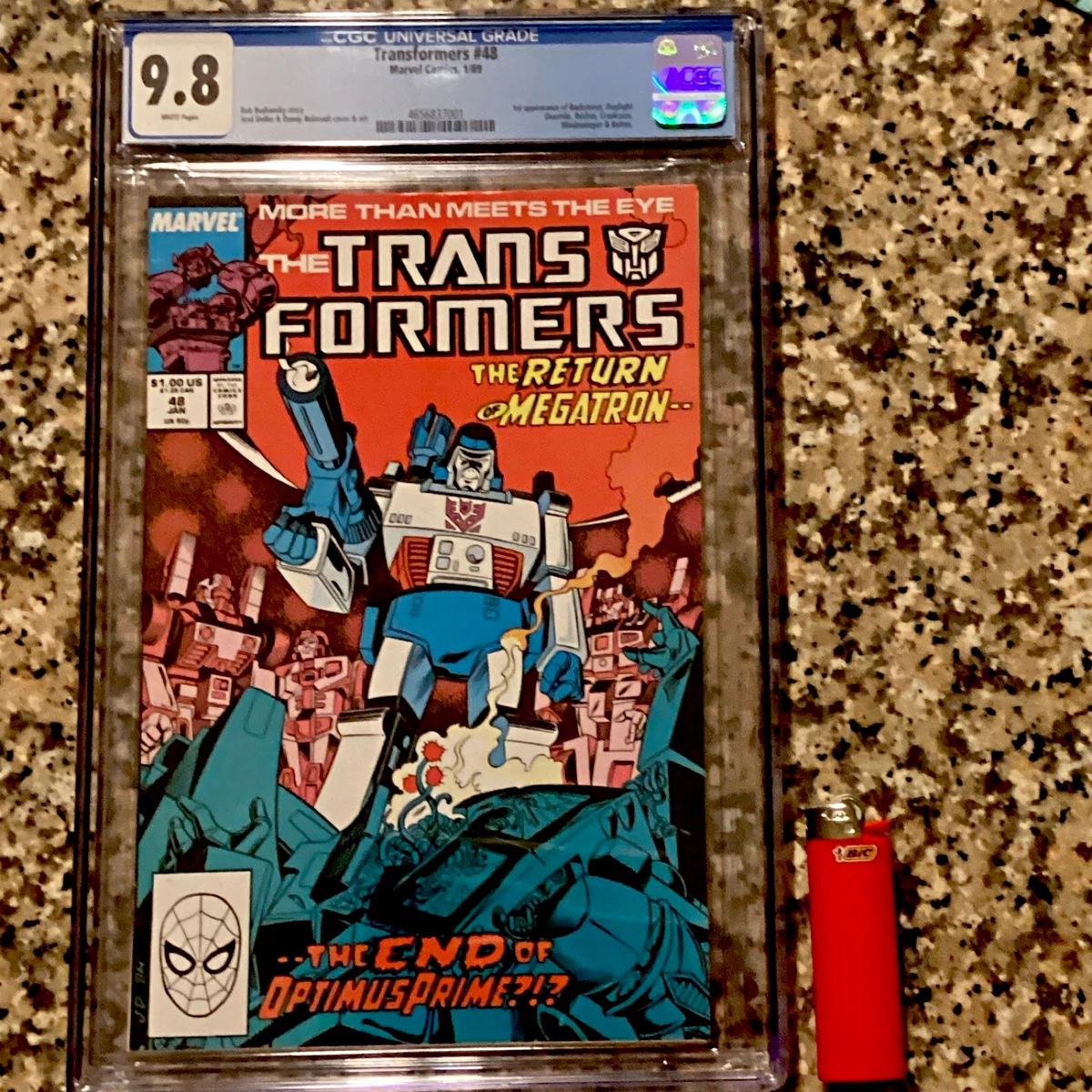 25+ Certified Guaranty Company (CGC) Transformers Comics, Graphic