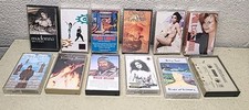Lot of 12 80s audio cassette tapes PRINCE MADONNA WILLIE NELSON CYNDI LAUPER etc