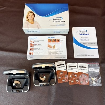 First Street Perfect Choice Ultra Hd  Hearing Aids Left Right