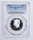 PR70 DCAM 2003-S Silver Kennedy Half Dollar PCGS Blue Lbl *6824