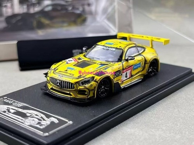 #ad RM 1:64 Yellow GTS Coupe Sports Model Diecast Metal Car $39.99