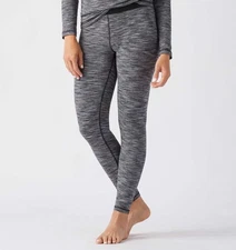 Duluth First Instinct Base Layer Leggings Black Space-dyed Women’s L