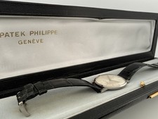 Patek Philippe Calatrava 18k White Gold Ref. 3468 with Box and Extra Strap 6