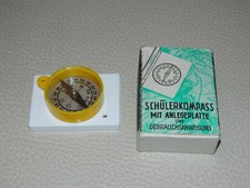Sch&uuml;lerkompass mit Anlageplatte selten DDR