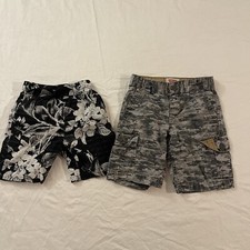 Levi's Shorts Boys Size 4 Camouflage Cargo Fit Adjustable Waist  Hurley Shorts